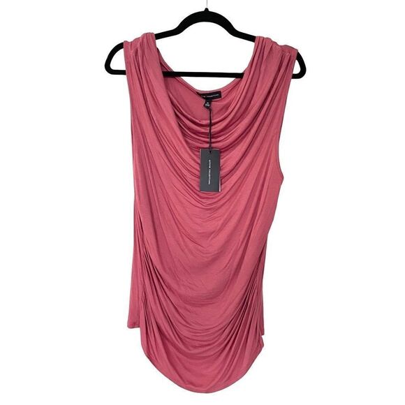 NWT Active Collections Los Angeles Draped Sleeveless Soft Stretch Top Women’s M - Picture 8 of 8